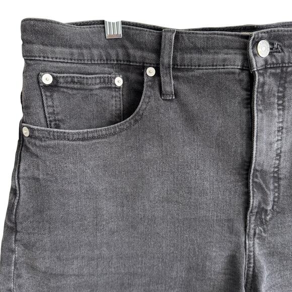 Madewell High Rise Demin Shorts in Black Size 32 - Picture 8 of 8